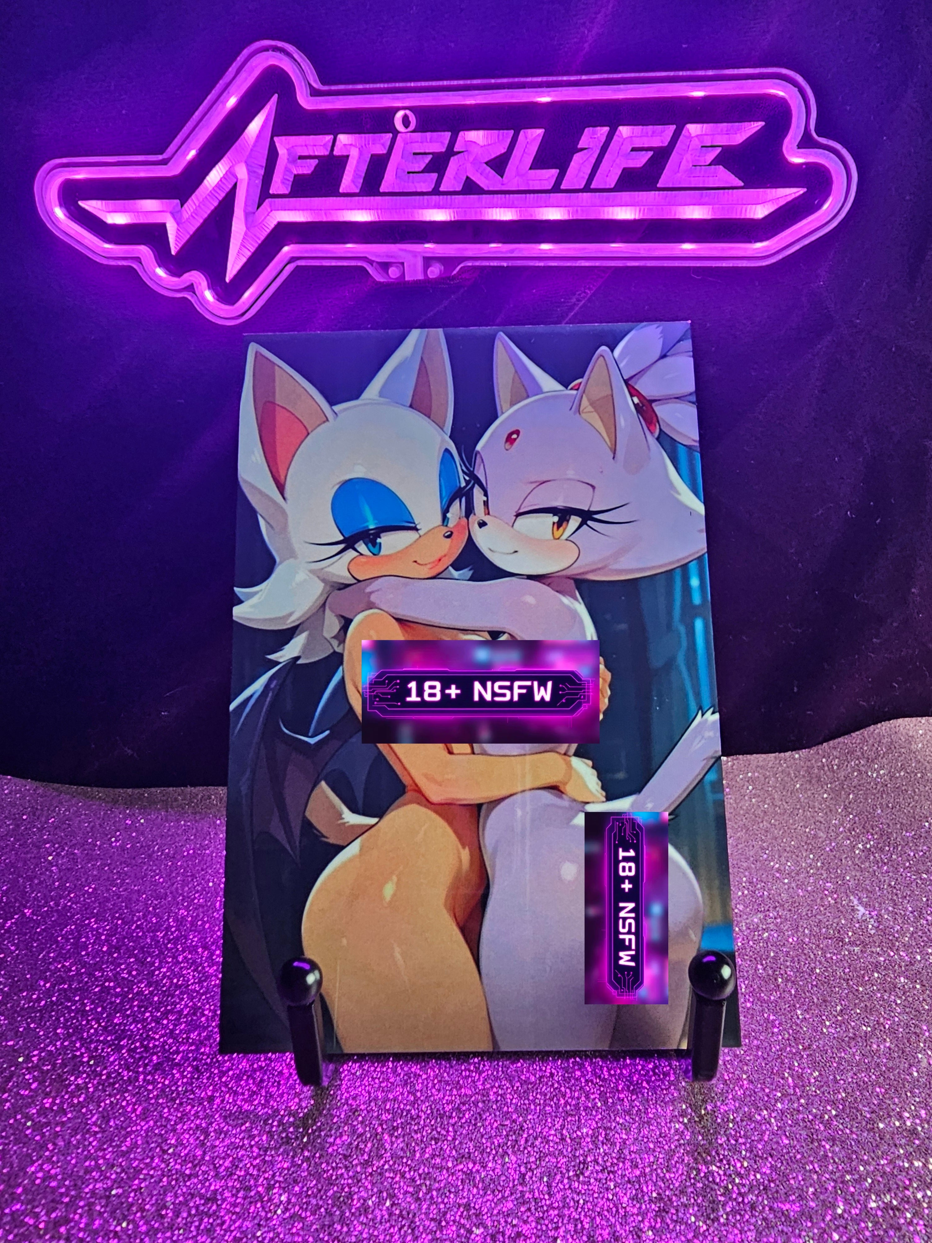 Blaze Rogue  Sonic 4x6 metal plaque
