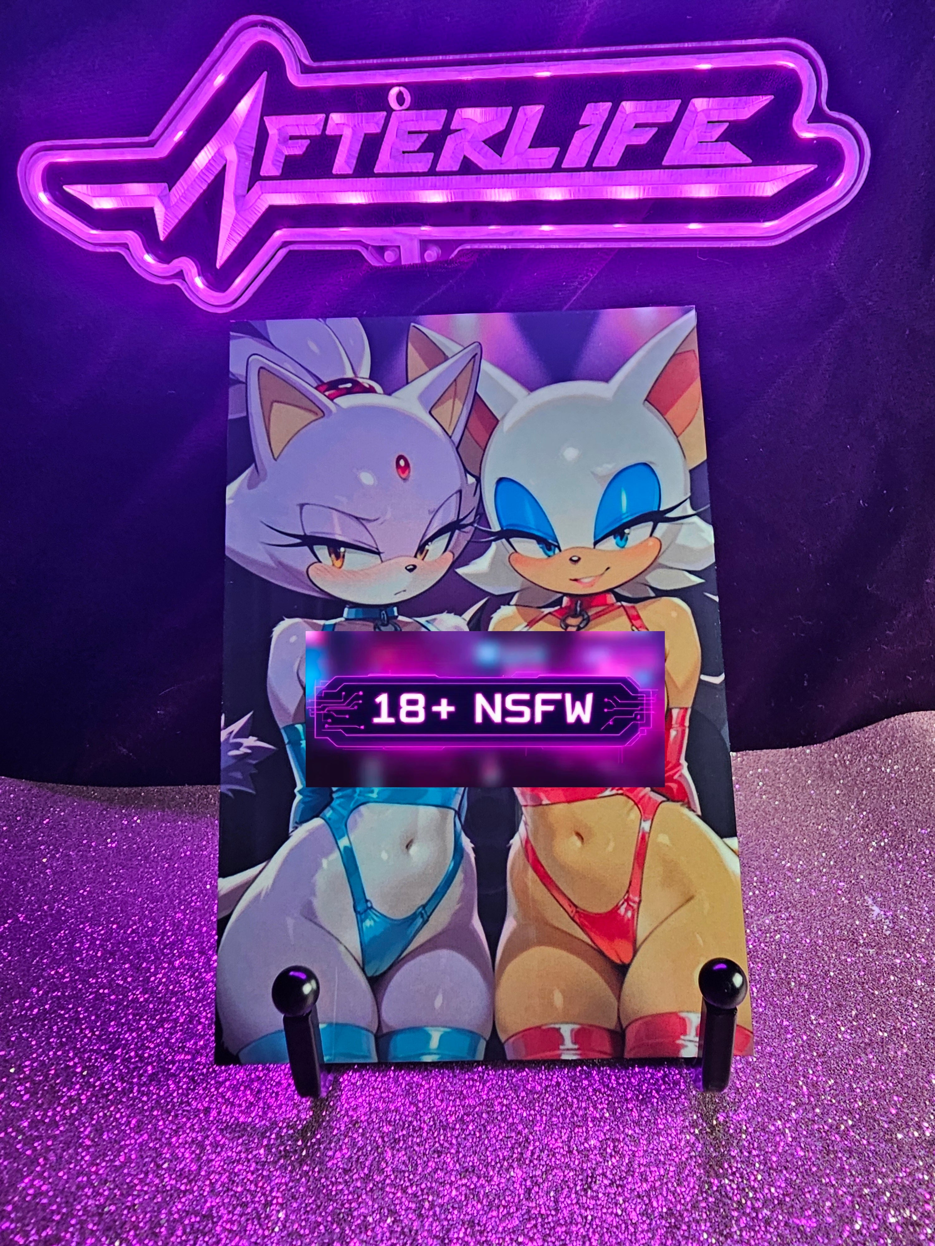 Blaze Rogue  Sonic 4x6 metal plaque