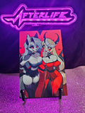 Loona Charlie Helluva Boss Hazbin hotel 4x6 metal plaque